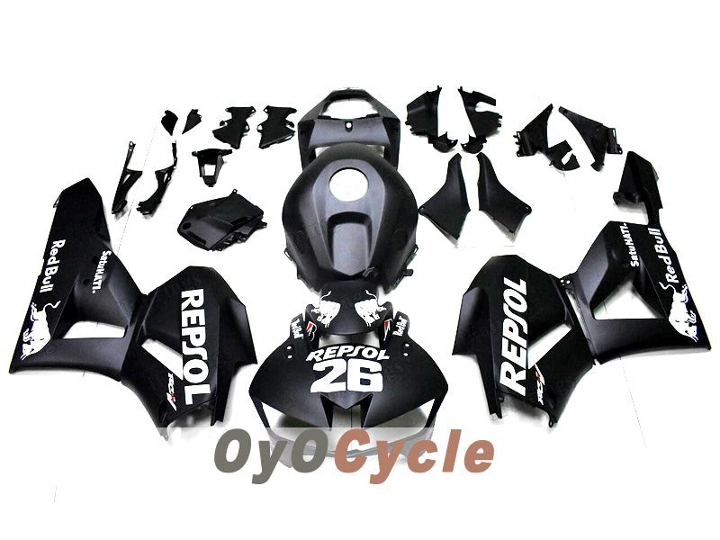 Injection Fairing kit for 13-20 CBR600RR - Black - Repsol #OYO87914564 Main image