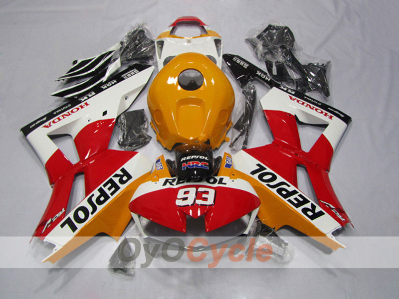 Injection Fairing kit for 13-20 CBR600RR - Red, White - Repsol #OYO87903124 Main image