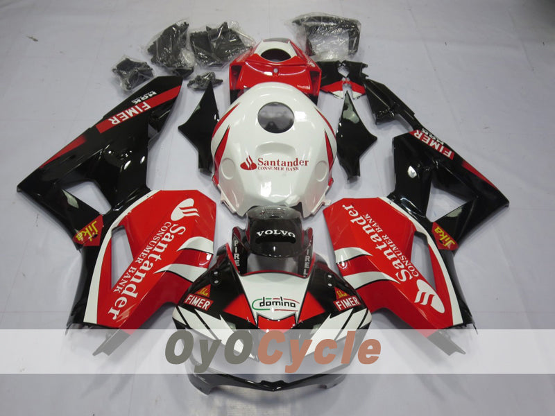 Injection Fairing kit for 13-20 CBR600RR - Red, White - Santander #OYO87914567 Main image