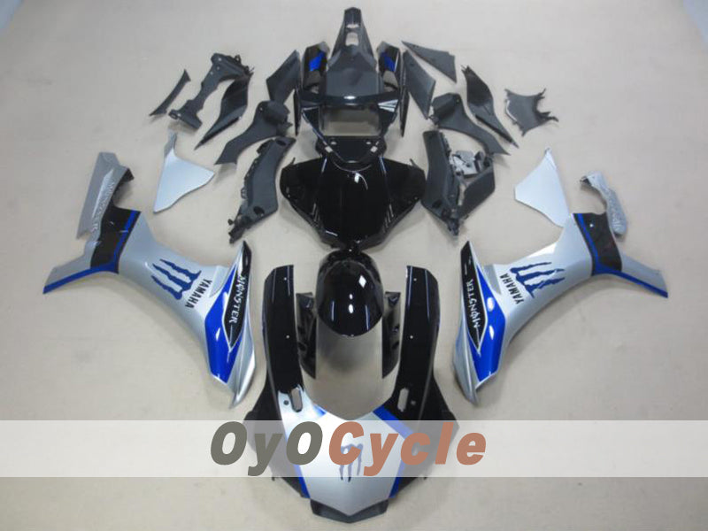 Injection Fairing kit for 15-19 YZF-R1 - Blue, Silver, Grey - Others #OYO87914658