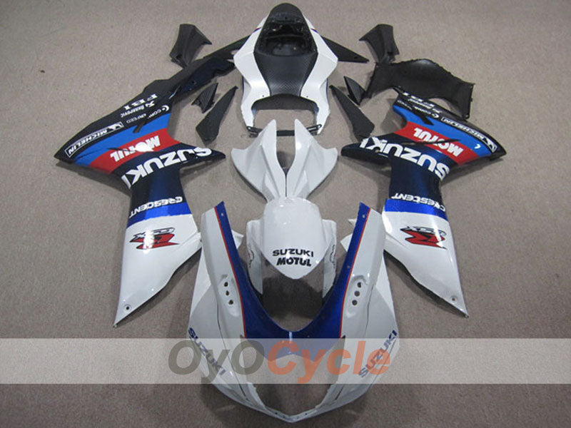 Injection Fairing kit for 11-26 GSX R750 - White, Black - Factory Style #OYO87901468