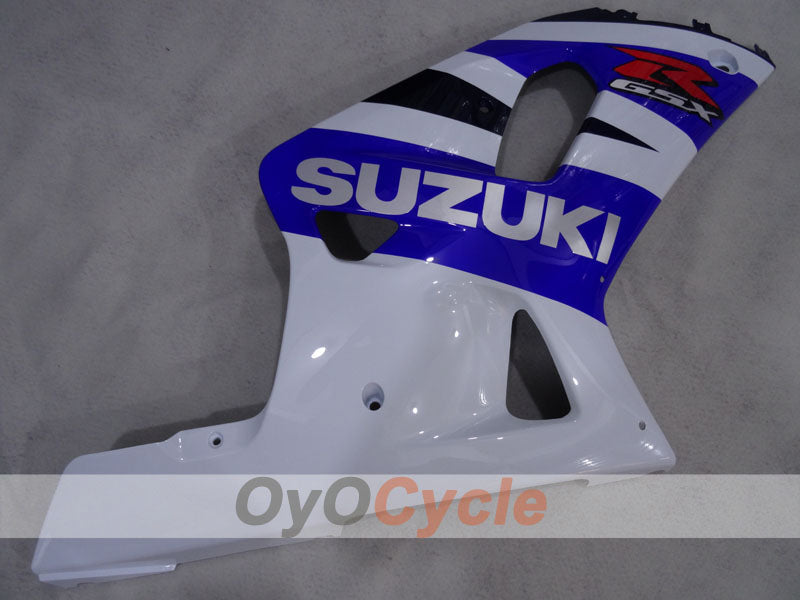 Injection Fairing kit for 01-03 GSX R600 - White, Black - Factory Style #OYO87905120