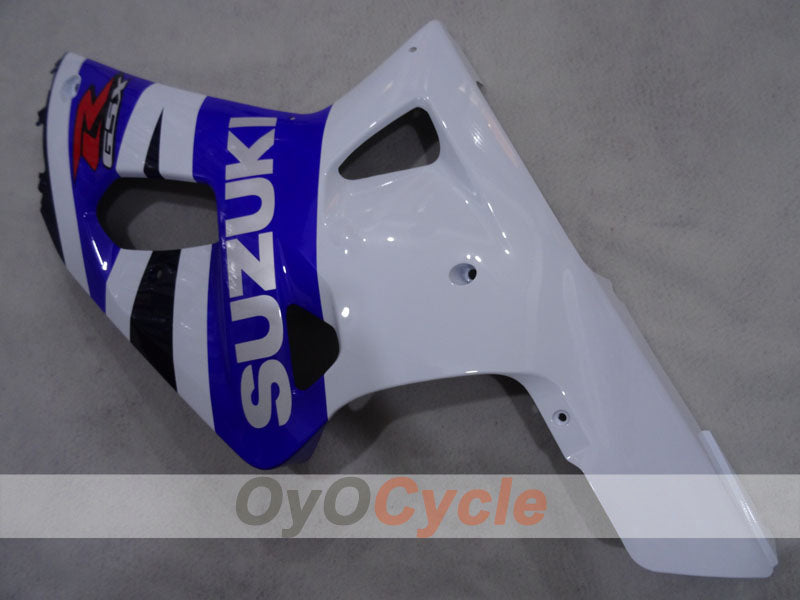 Injection Fairing kit for 01-03 GSX R600 - White, Black - Factory Style #OYO87905120