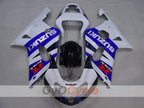 Injection Fairing kit for 01-03 GSX R600 - White, Black - Factory Style #OYO87905120