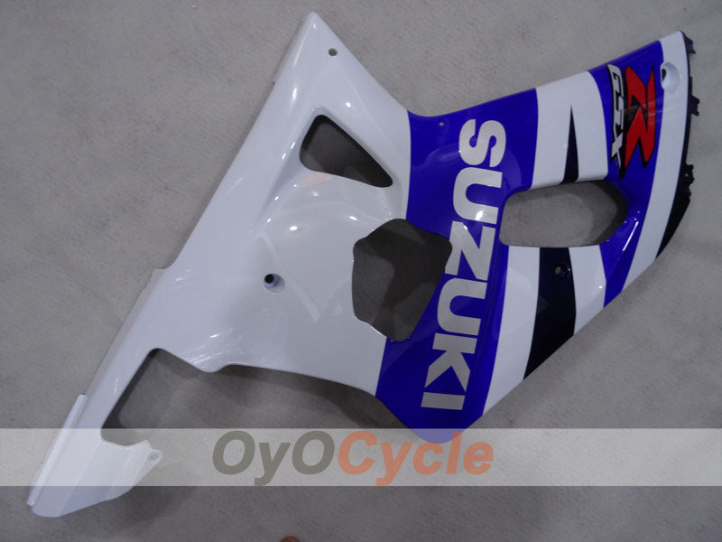 Injection Fairing kit for 01-03 GSX R600 - White, Black - Factory Style #OYO87905120