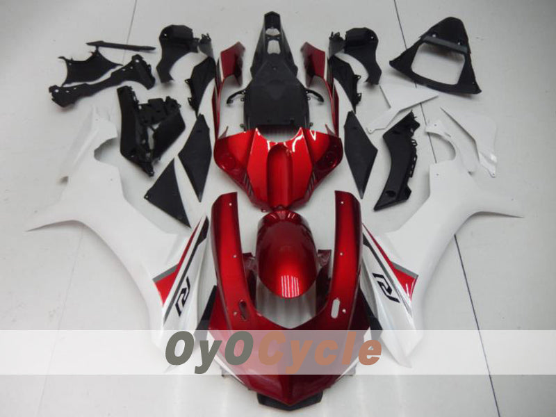 Injection Fairing kit for 15-19 YZF-R1 - Red, White - Others #OYO87914634