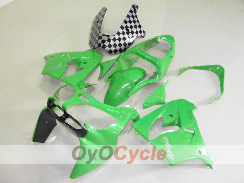 Fairing kit for 00-01 NINJA ZX-9R - Green, Black - Nakano #OYO87903037