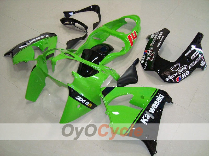 Fairing kit for 00-01 NINJA ZX-9R - Green, Black - Nakano #OYO87903038