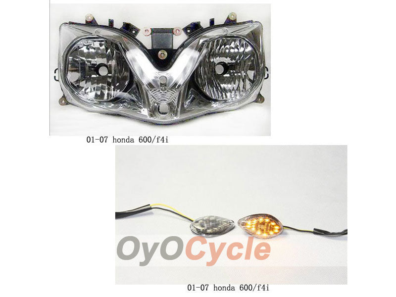 LED Turn Signal Lens For Honda 2001-2007 CBR600F4i #OYO87903831